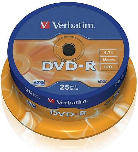Verbatim DVD-R x16 4,7GB AZO c-25 43522 - Henryx24