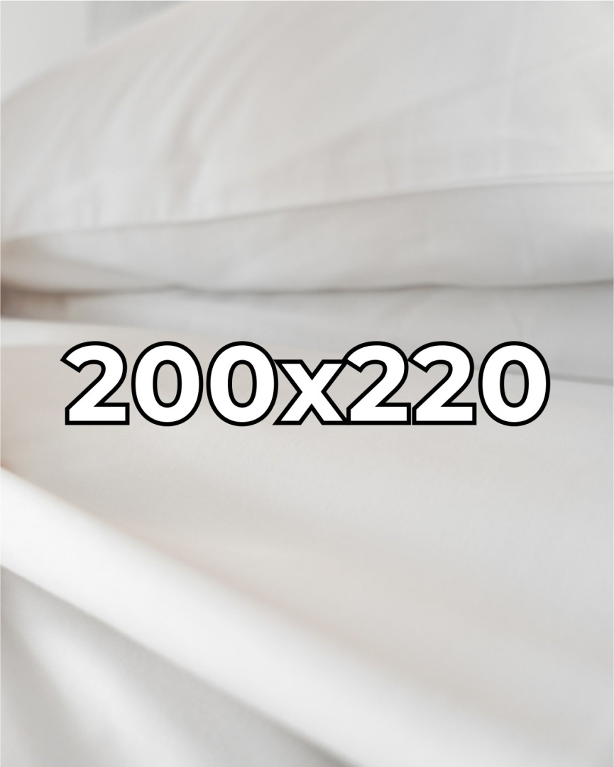 Satynowe prześcieradło hotelowe 200x220 cm, 100% bawełna 150 g