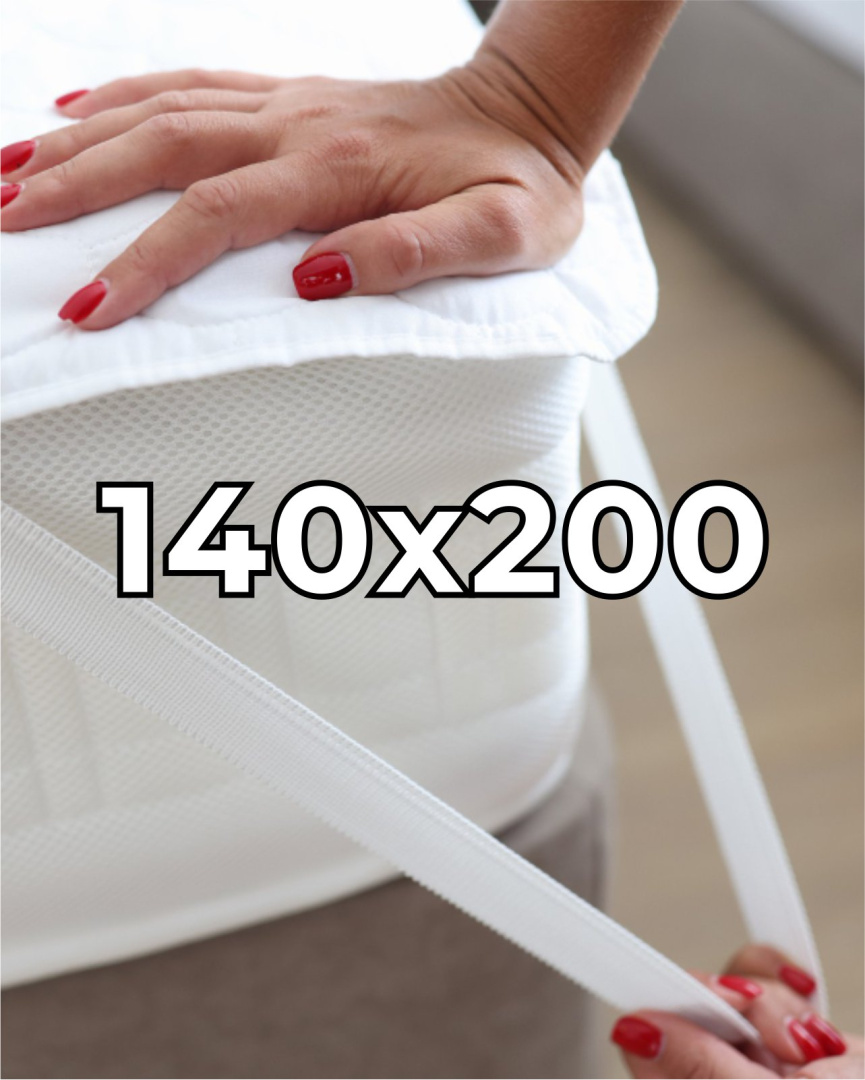 Ochraniacz/Podkład na materac 100% Wodoodporny, nieprzemakalny 140x200