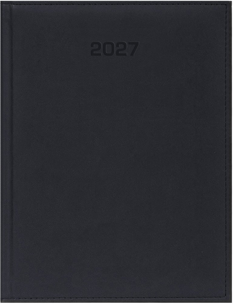 Kalendarz książkowy 2027, Udziałowiec, Vivella, A5, dzienny, czarny