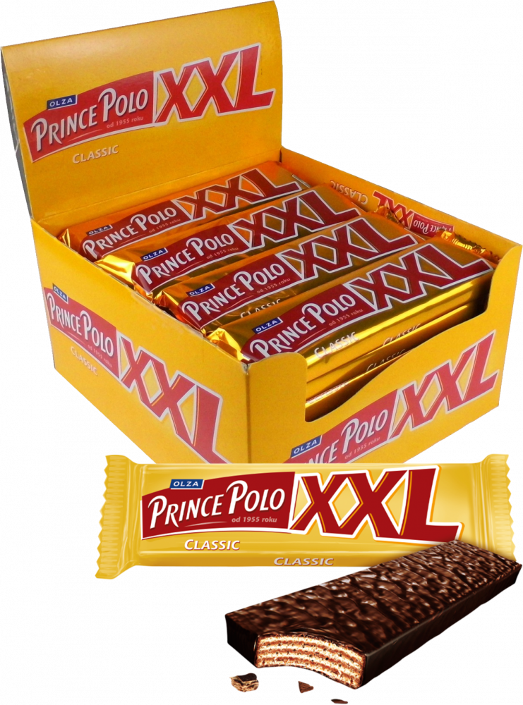 35x Wafel Prince Polo Classic XXL, kakaowy, 45g