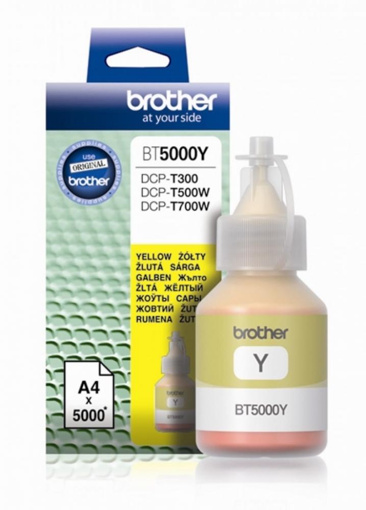 Tusz Brother (BT5000Y), 5000 stron, yellow (żółty)
