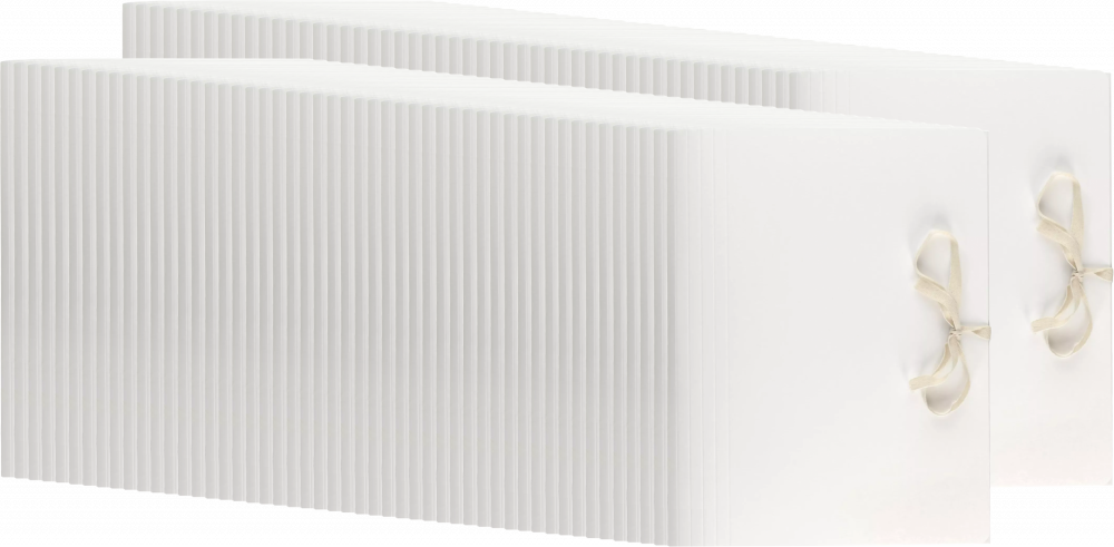 100x Teczka wiązana A4, bezkwasowa, 3,5cm, ISO 9706, 300g, biały