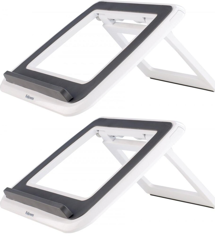 2x Podstawka pod laptopa Fellowes Quick Lift I-Spire , 320x42x286mm, biały