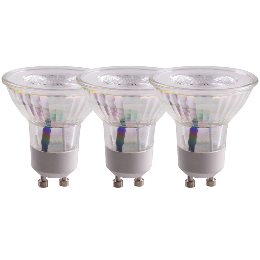 Żarówki LED GU10 4,5W, Neutralna, 4000K – Zestaw 3 sztuki