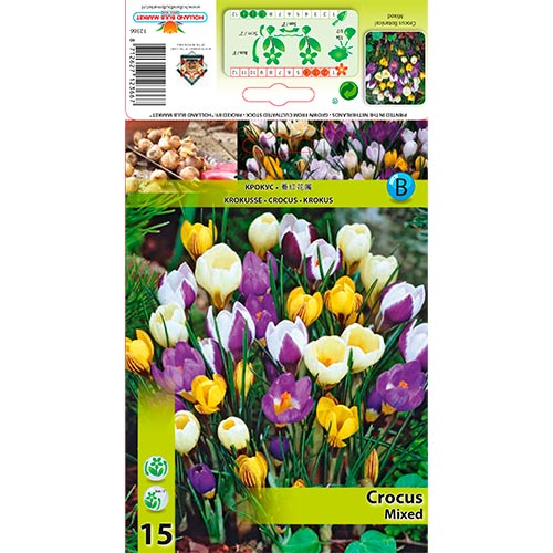 15 cib, Šafran botanický, mix - : Monžstvo balíkov: 15 cib