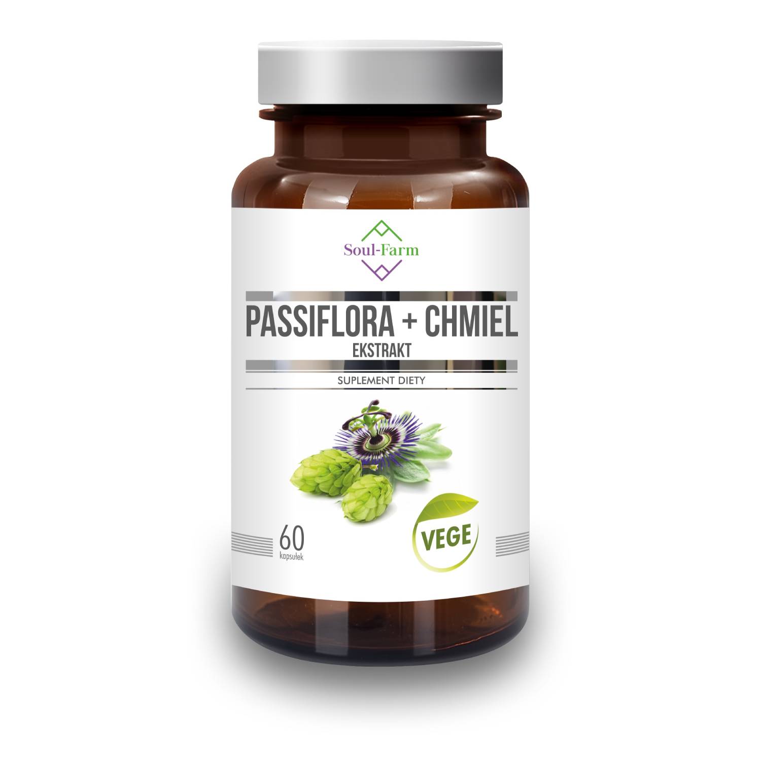 Soul farm passiflora + chmiel, 60 kapsułek