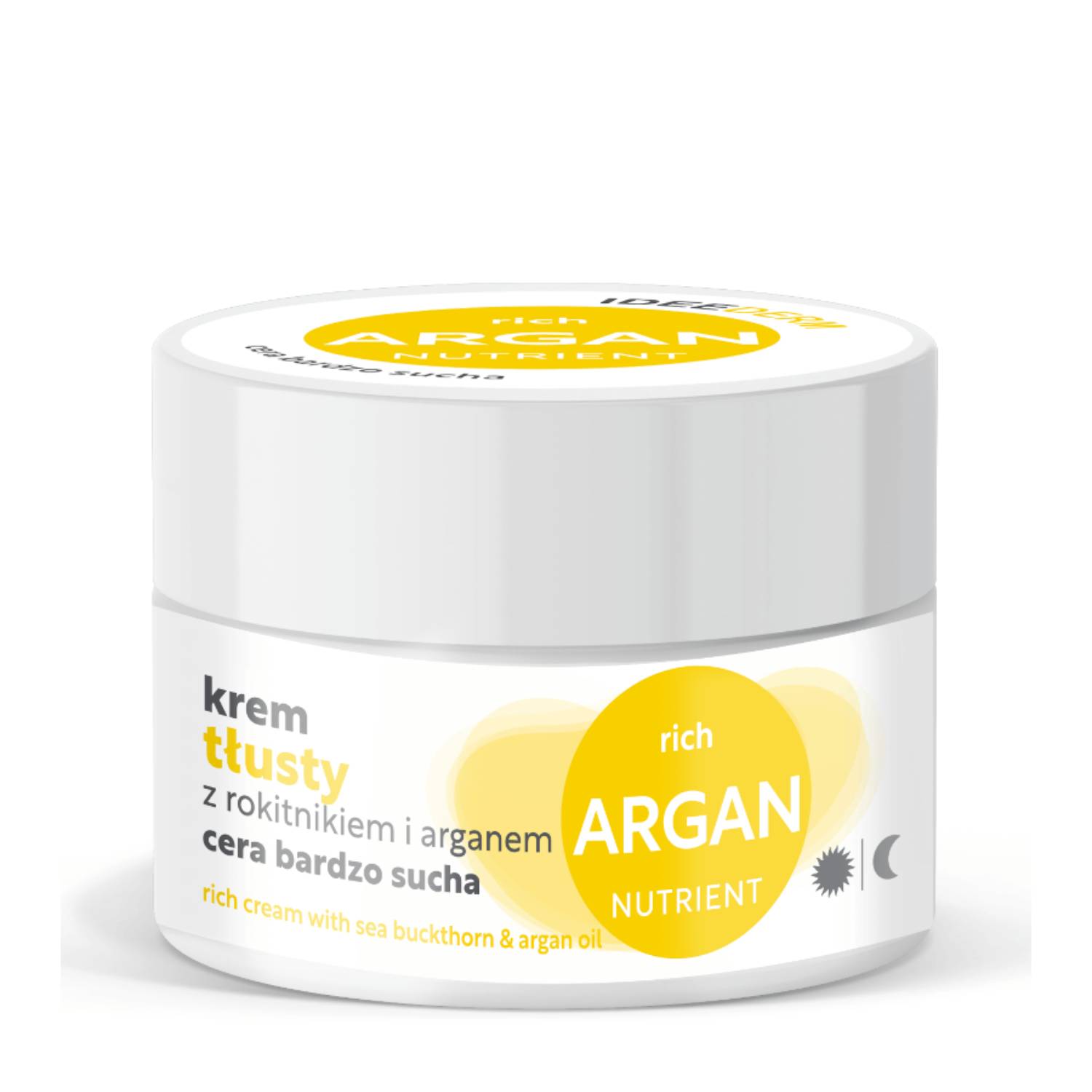 Idee derm - tłusty krem z rokitnikiem i olejem arganowym, 50 ml