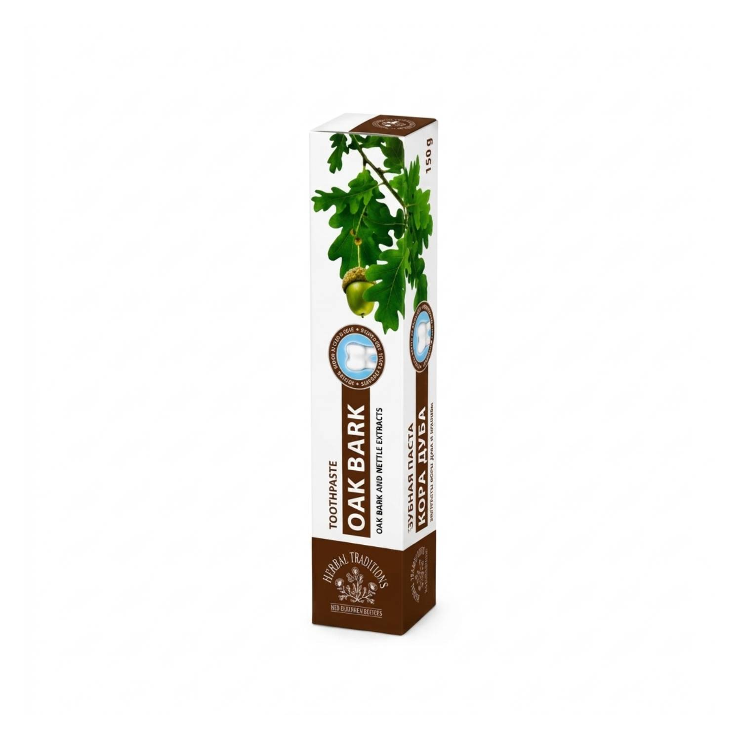 Herbal traditions - pasta do zębów, kora dębu i pokrzywa, 150 g