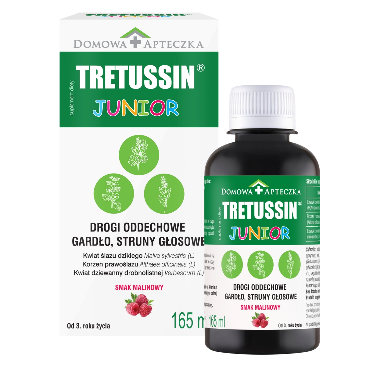 Domowa apteczka, tretussin junior, 165 ml