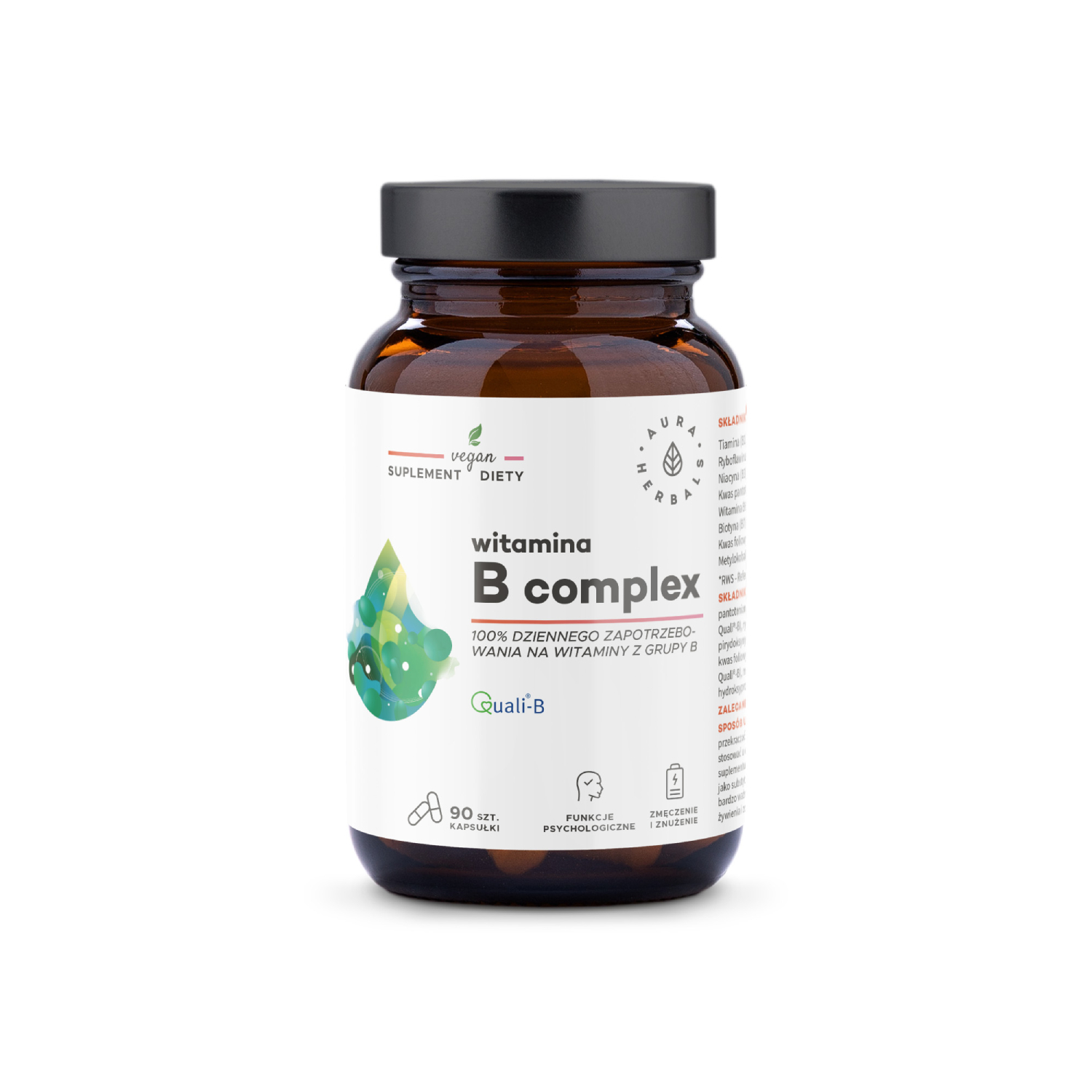 Aura herbals witamina b complex, 90 kapsułek