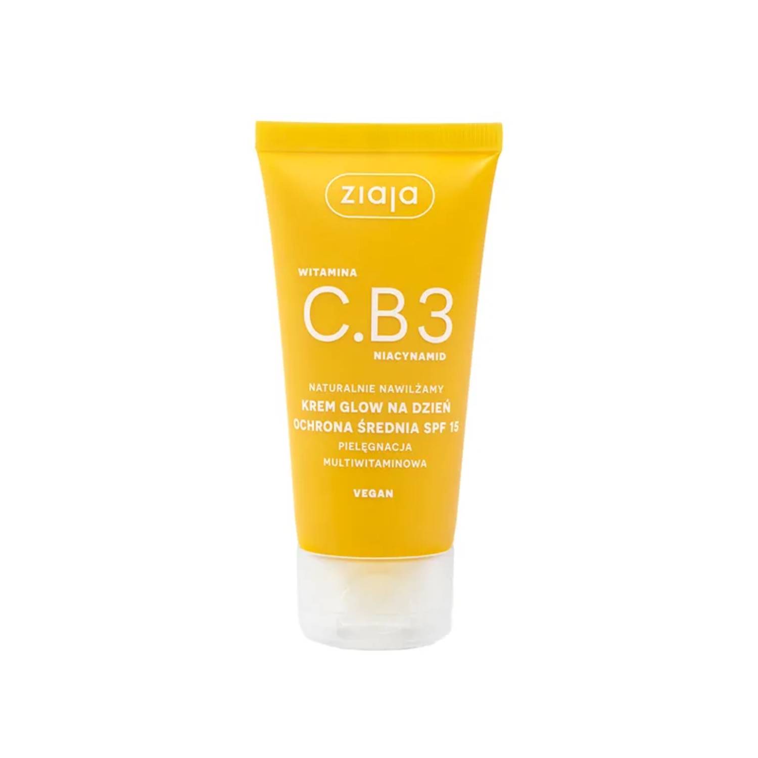 Ziaja witamina c.3b niacynamid - krem glow na dzień spf15, 50 ml