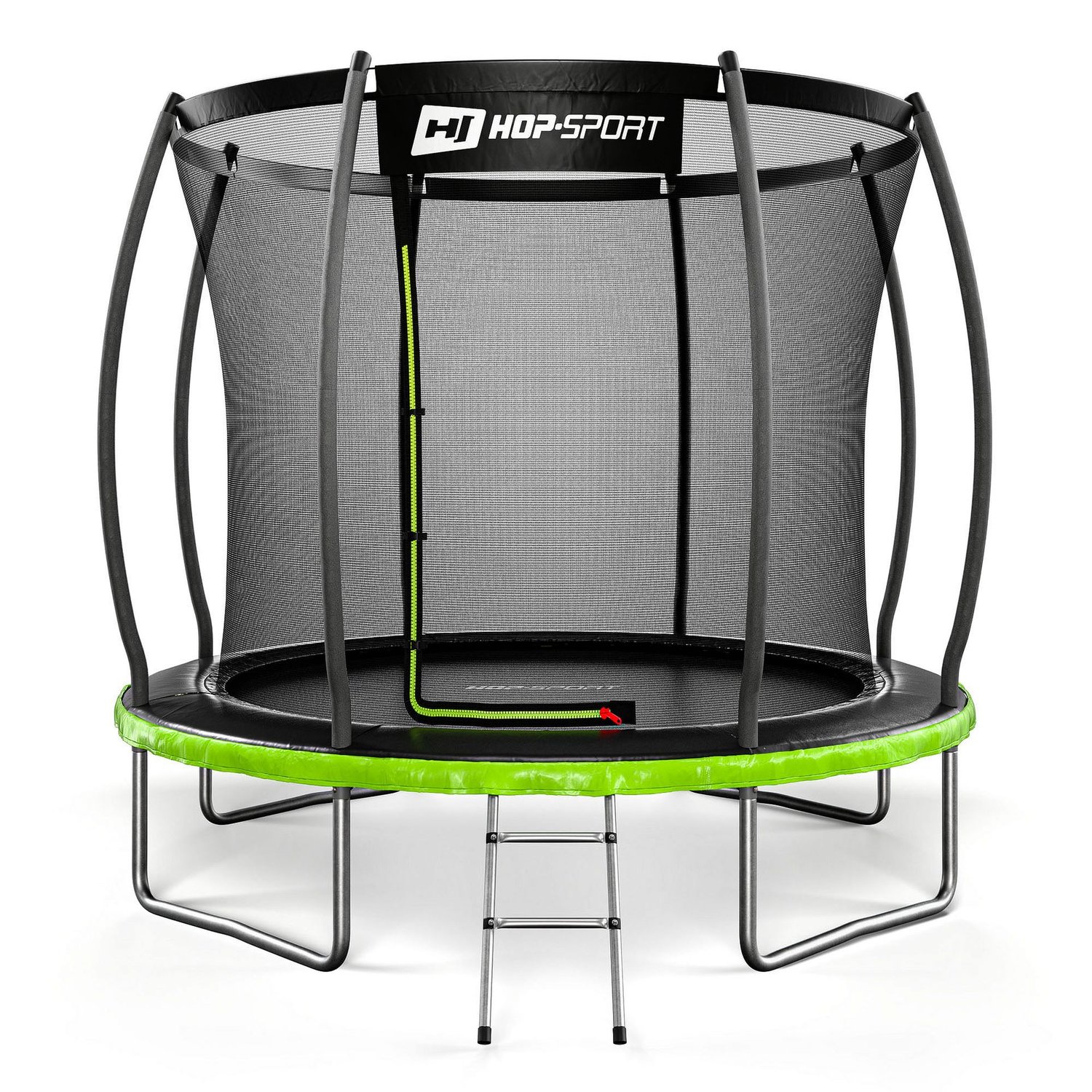 Gartentrampolin rund 8FT - 244 cm - Innennetz Schwarz/Grün