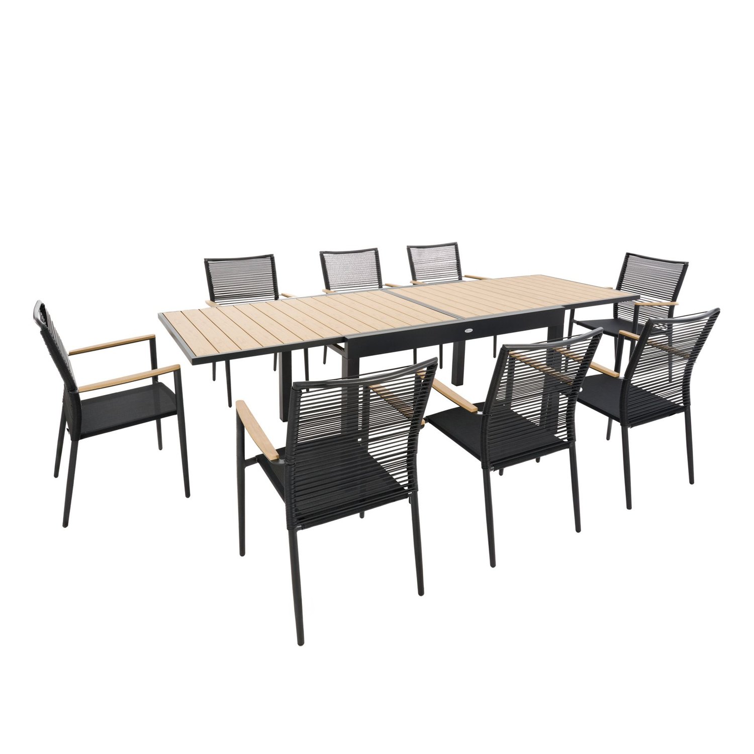 Gartenmöbel-Set GAVO 8+1 - beige