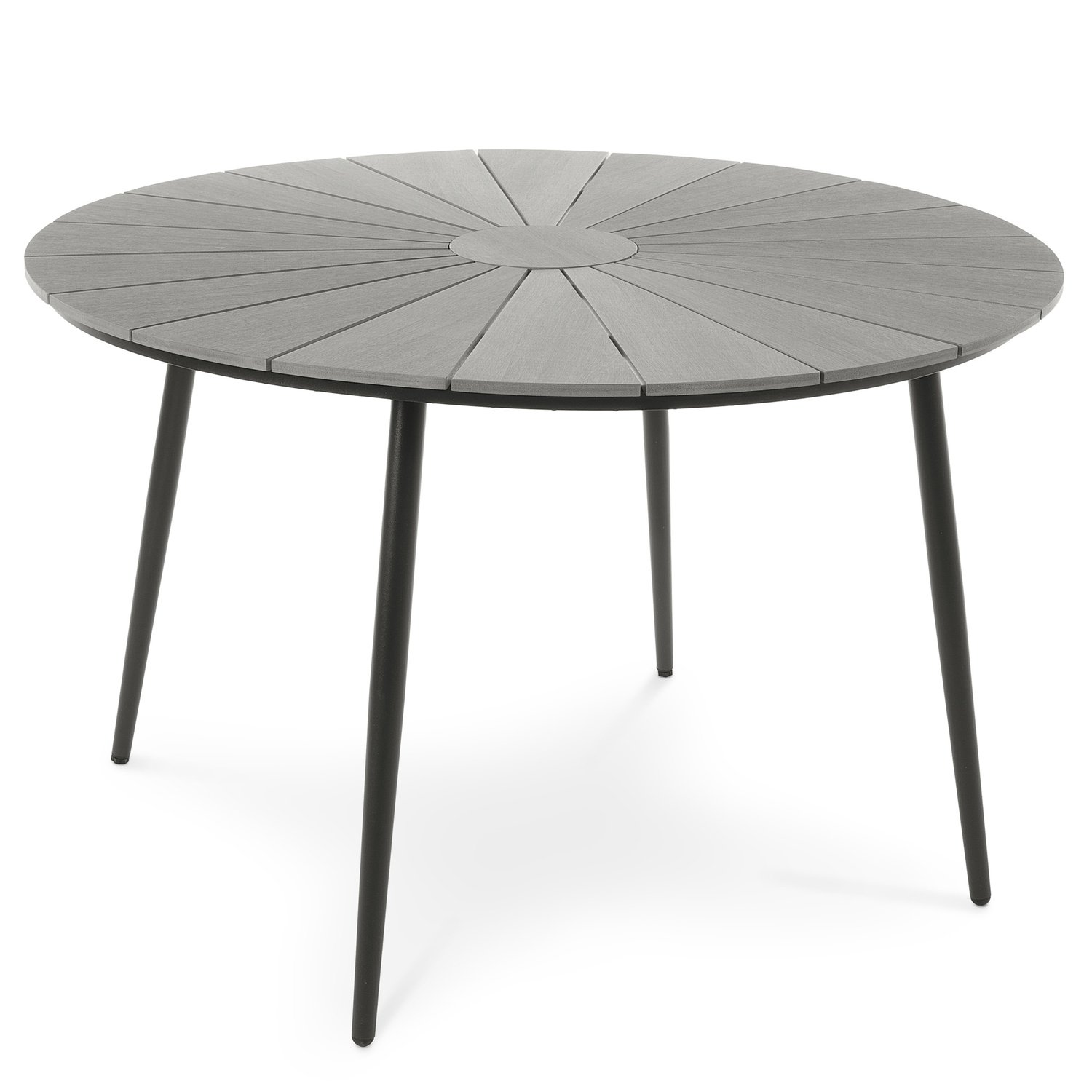 Gartentisch rund 120 cm Palermo - Grau