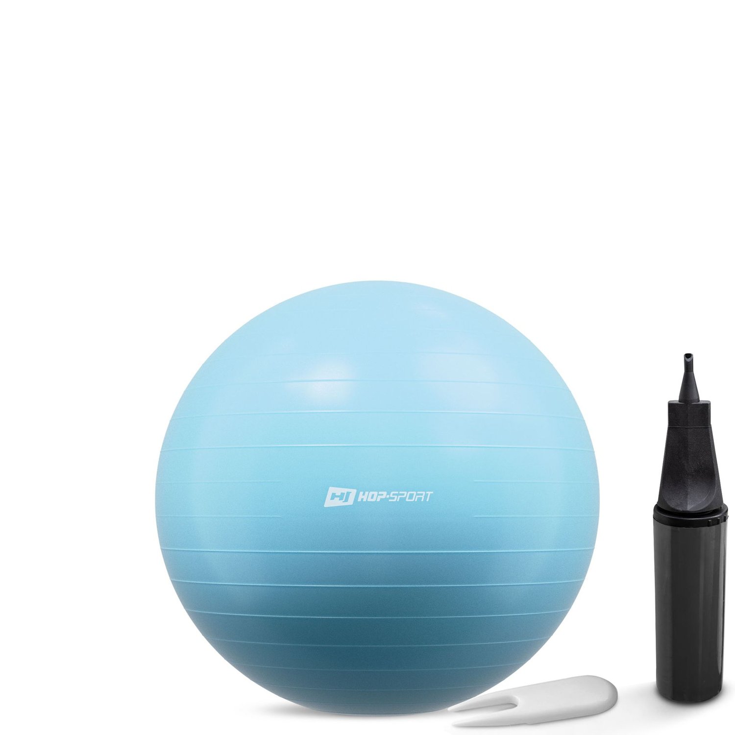Gymnastický míč s pumpou 45 cm modrý