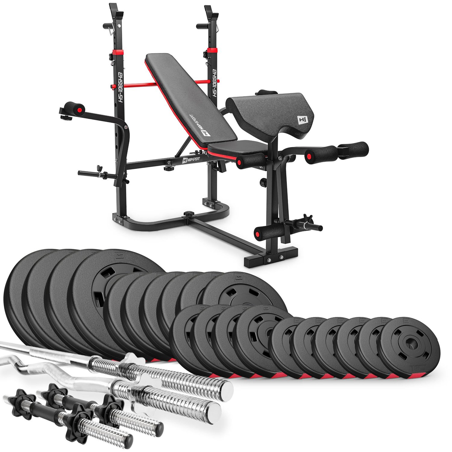 Sada PREMIUM 105kg s lavicou hs-1065