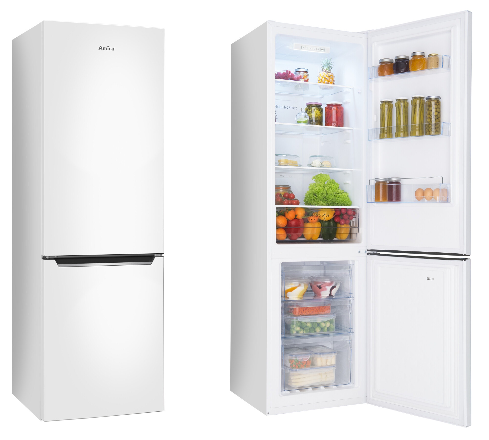 Lodówka Amica FK2995.2FT(E) Biały Total NoFrost