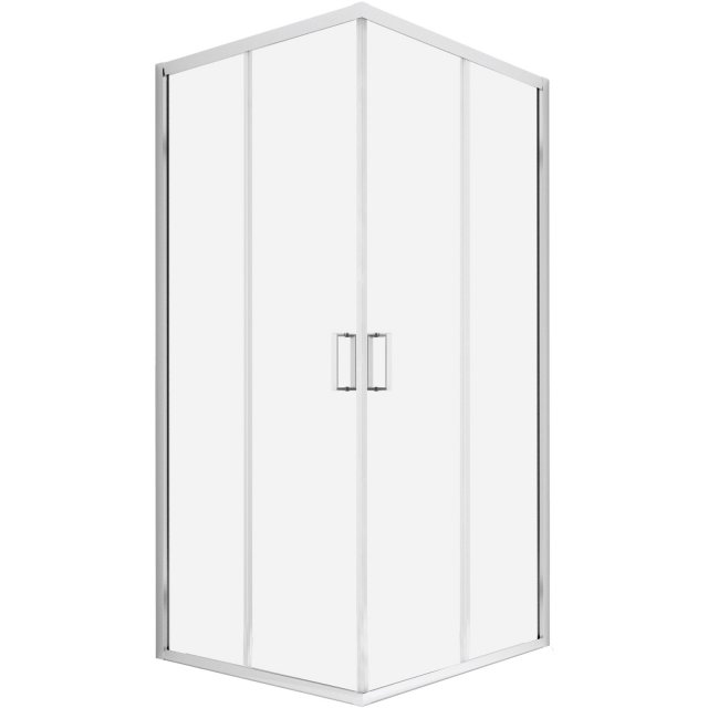 NEW TRENDY Kabina prysznicowa kwadratowa SUVIA 2D 90x90x190 chrom K-5