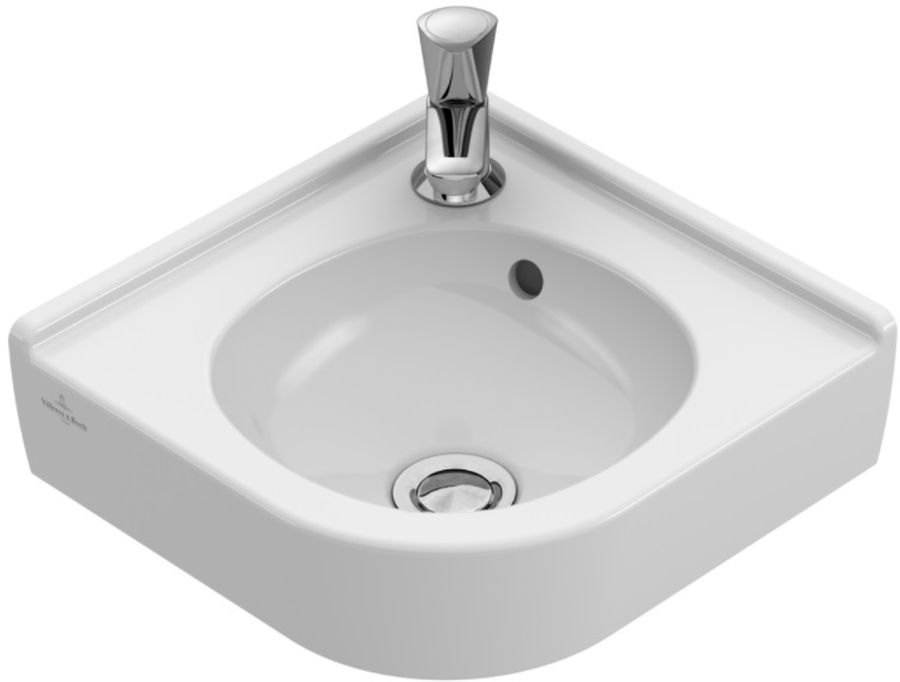 Darmowa Dostawa - Umywalka 32x32 cm narożna ścienna biała Villeroy & Boch O.Novo 731033R1