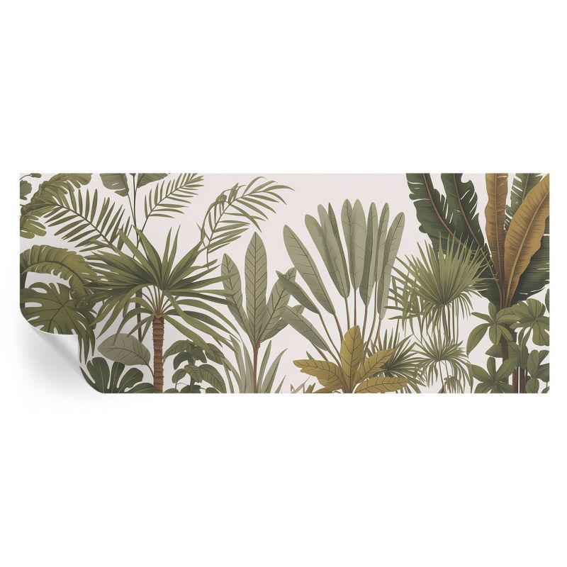 Tapeta Wallfluent 250x104 cm Samoprzylepna Egzotyczne liście - 2 dla miłośników natury 1 szt.