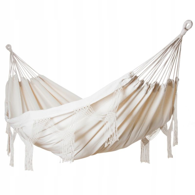 Hamak Kontrasto boho Midas 2 160x220 ecru 1 szt.