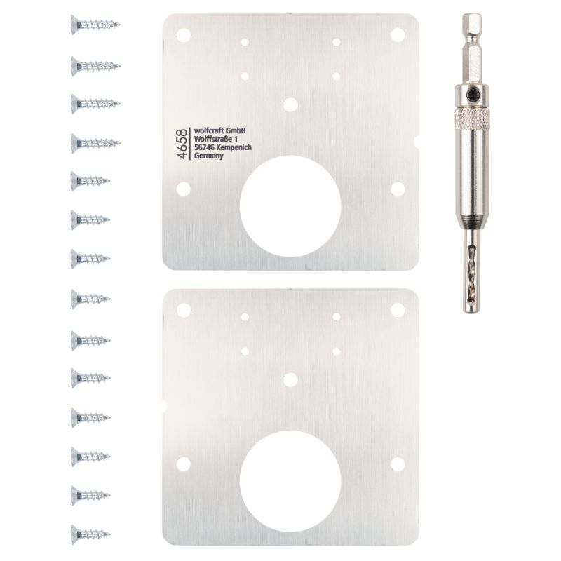 Zestaw naprawczy do zawiasów puszkowych Wolfcraft Gmbh 4658000