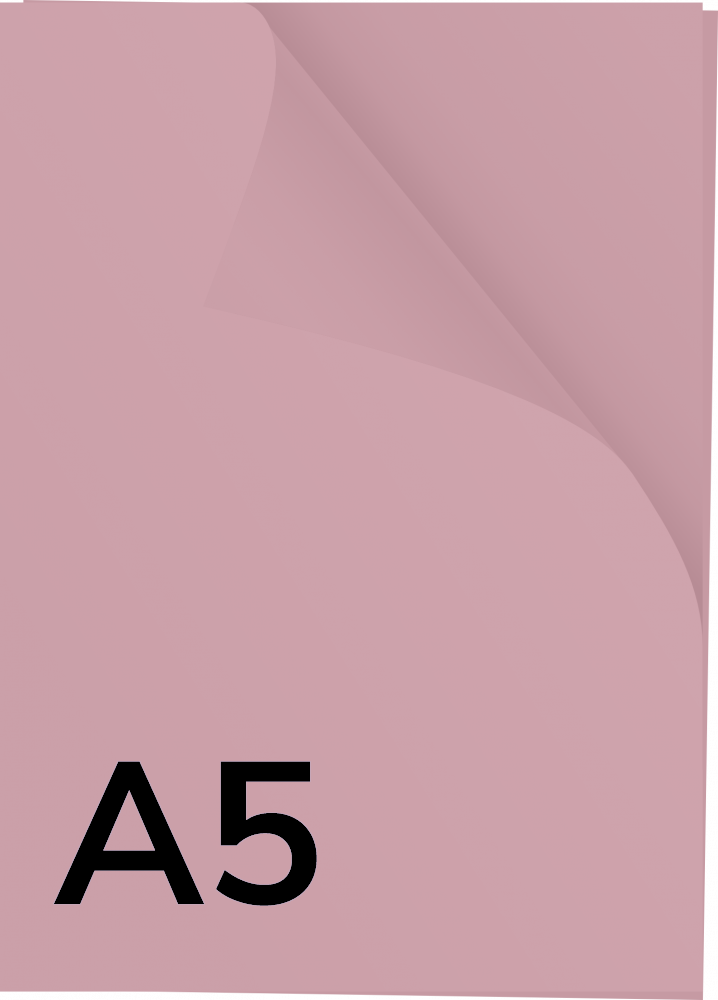 Rainbow papier kolorowy A5 80 g/m2, 500 ark., różowy (R55)