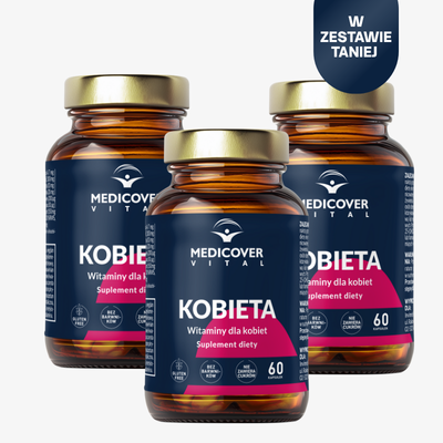 Medicover Vital Kobieta 3x60 Kaps. – Suplement Dla Kobiet Na 3 Mies.