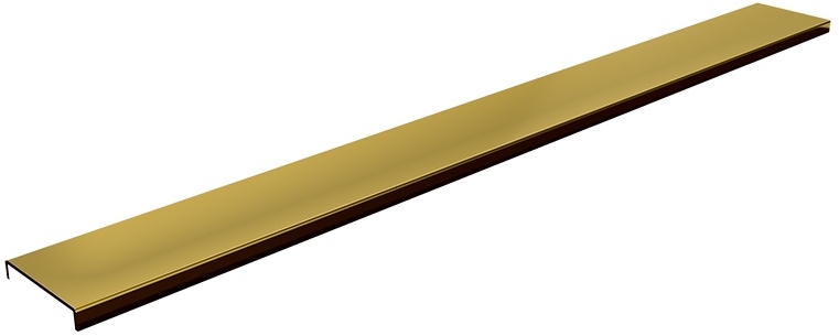 Schedpol Base Gold Shine Range maskownica odpływu liniowego 90 cm złoty 10.053/DPZP