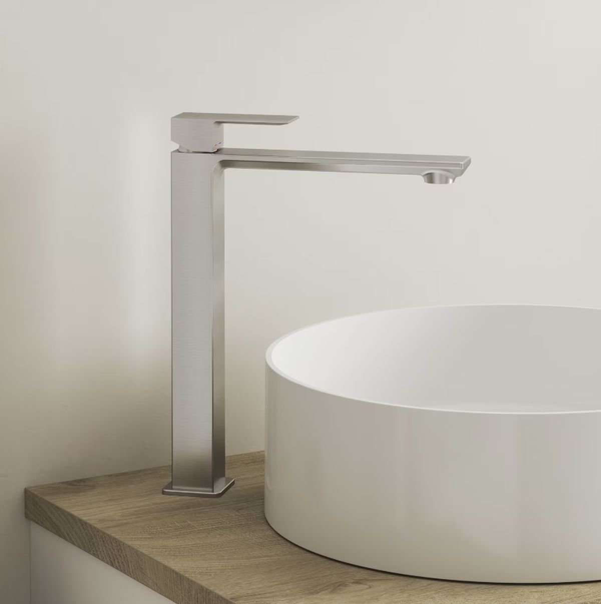 Kronenbach Quara 3.0 bateria umywalkowa XXL stojąca wysoka stal KB100354C15