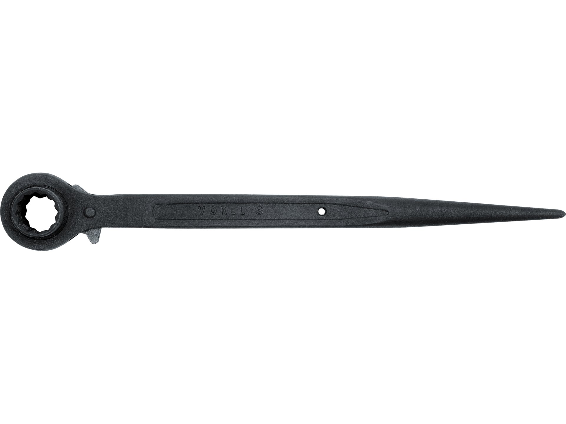 Klucz nasadowy z grzechotką VOREL dwustronny 19x22mm do rusztowań 52936