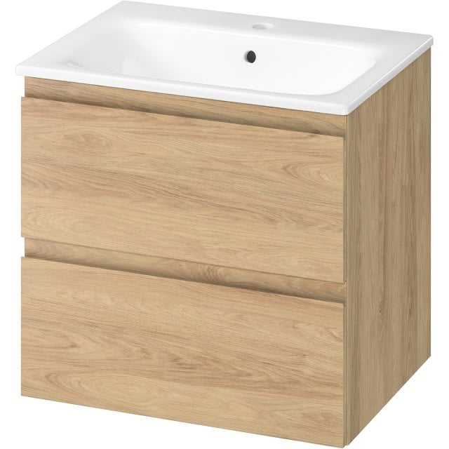 CERSANIT Szafka z umywalką MODUO 60 DSM dąb hikora S4013-015