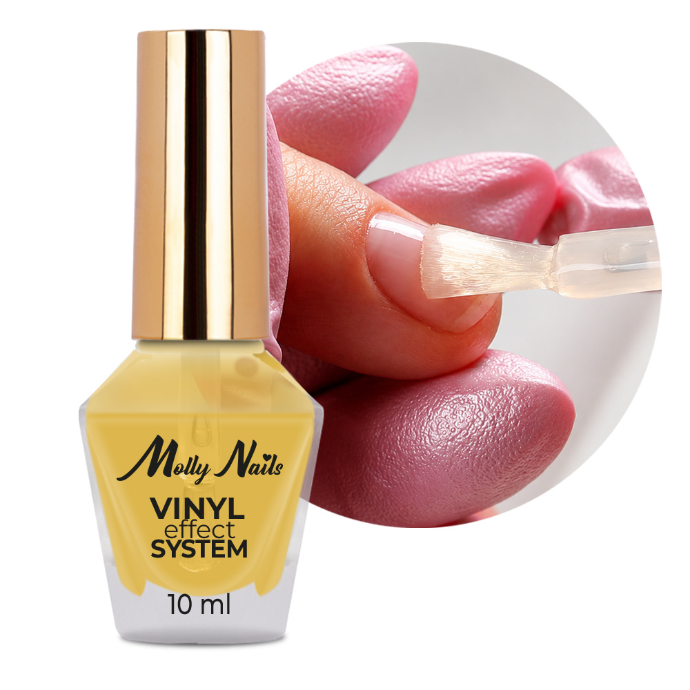 Baza i odżywka 2w1 STEP 1: Base&Care 2in1 Vinyl Effect System MollyNails 10 ml