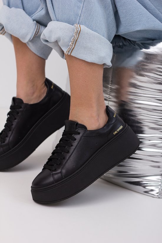 Sneakersy SN41 - 1 Czarny / D lico