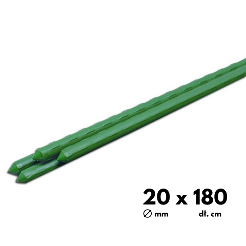Tyczka do roślin podpora palik statyw do pomidorów 2,0 cm x 180 cm