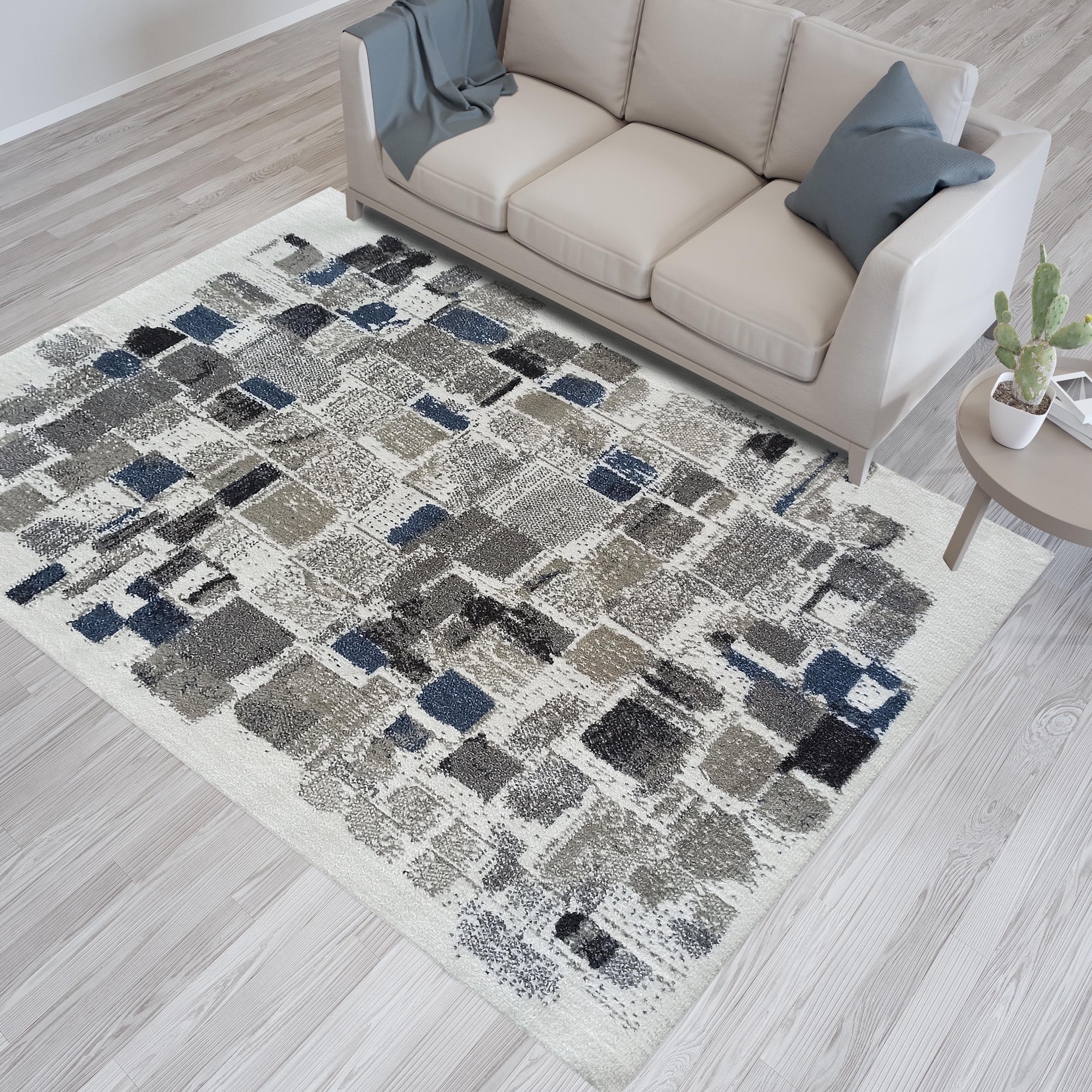 Dywan - 60 x 100 cm - Wielokolorowy - Nowoczesny - Dywanopol