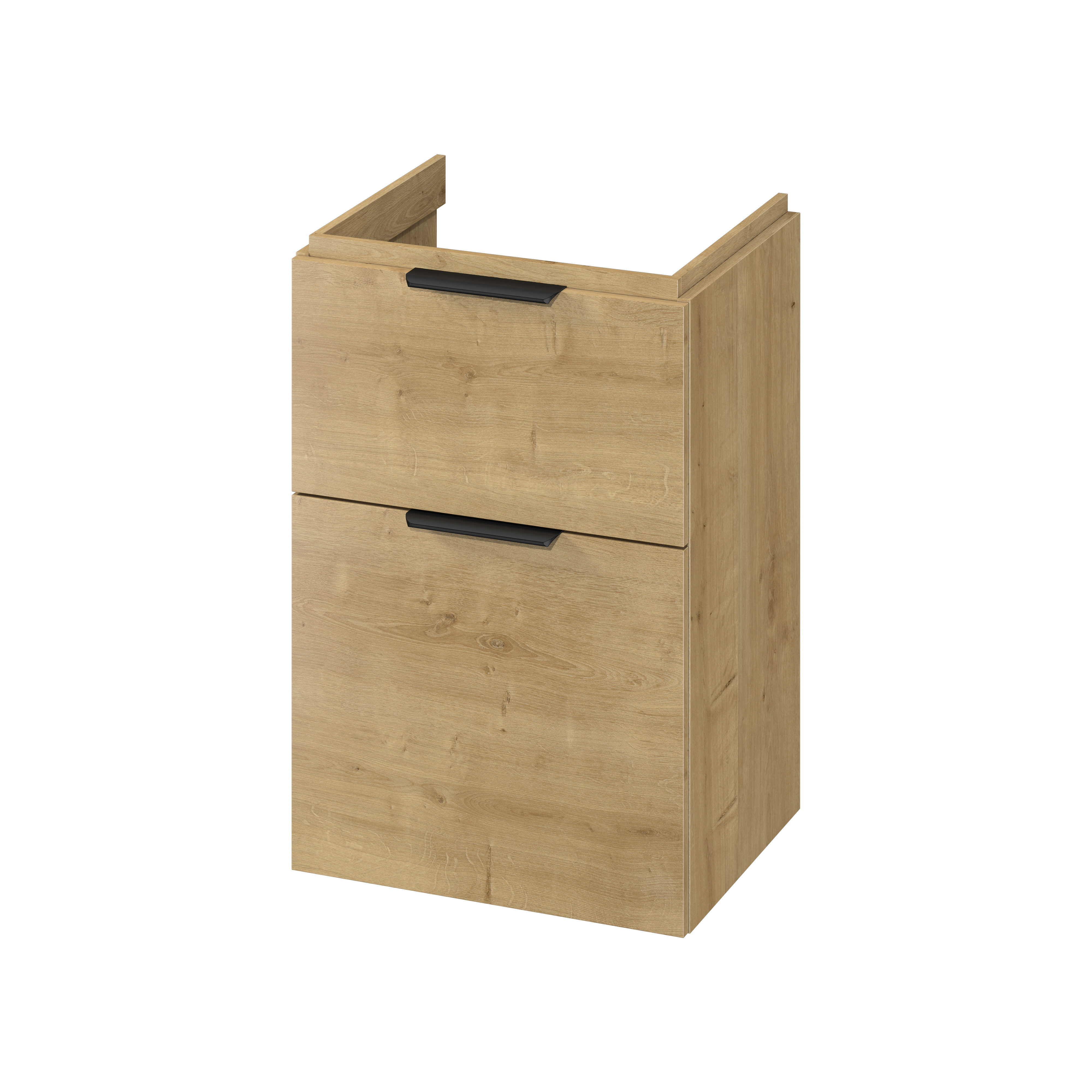 Darmowa Dostawa - Szafka 49.4x39.7x72 cm podumywalkowa wisząca dąb Cersanit City S584118