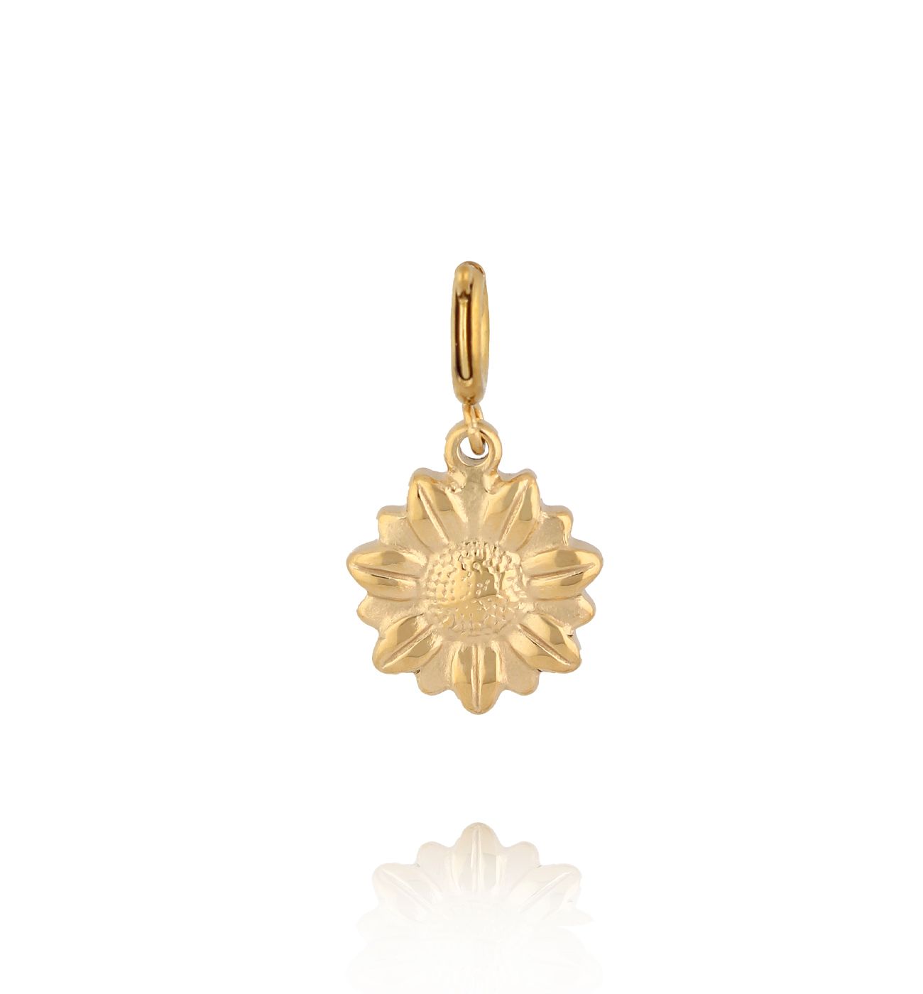Charms złoty kwiat CHA0087