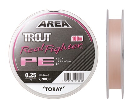 Toray Plecionka Trout Real Fighter PE#0.2 4lb 100m / 0,074mm