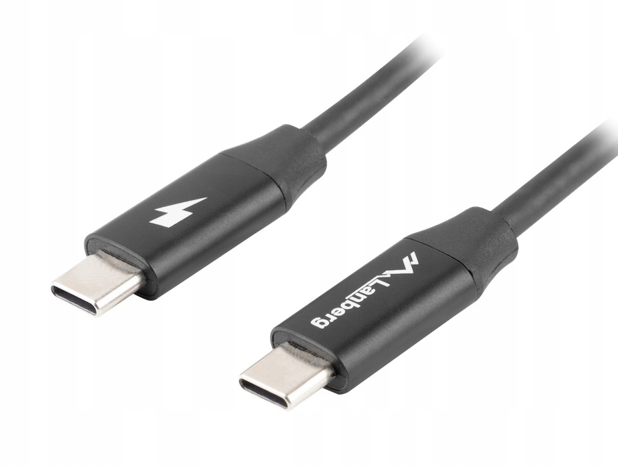 Kabel PD USBC na USBC 1m 60W Kabel Z30650 10GB/s CA-CMCM-40CU-0010-BK - Henryx24