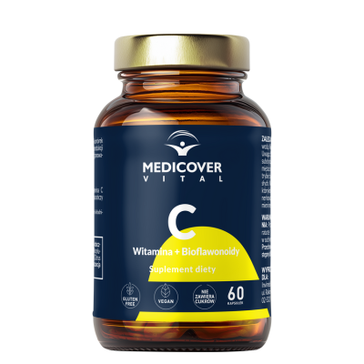Medicover Vital Witamina C + Bioflawonoidy – Silne Działanie Antyoksydacyjne