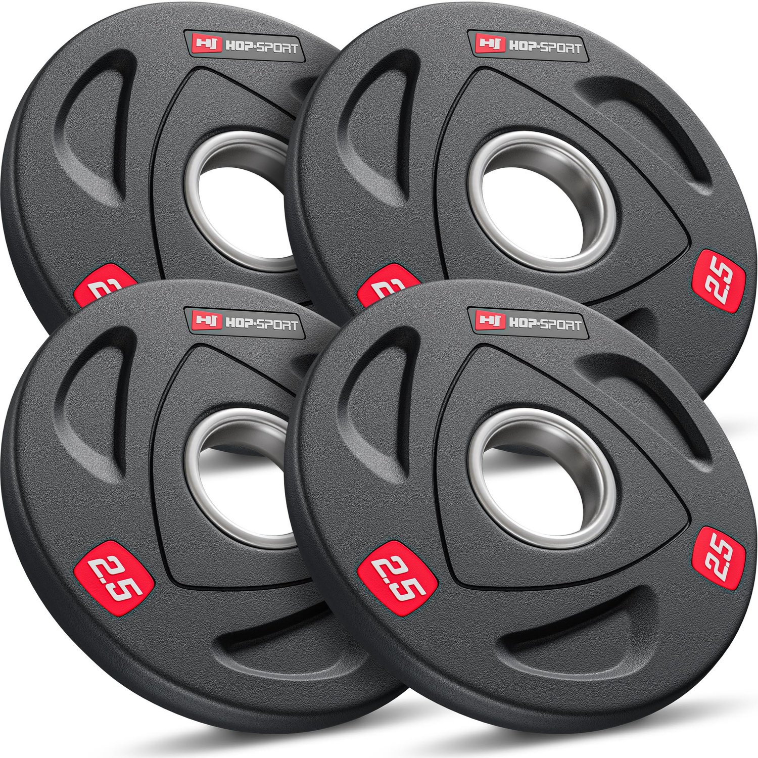 Ensemble de disques de musculation olympiques 10 kg 4 x 2,5 kg