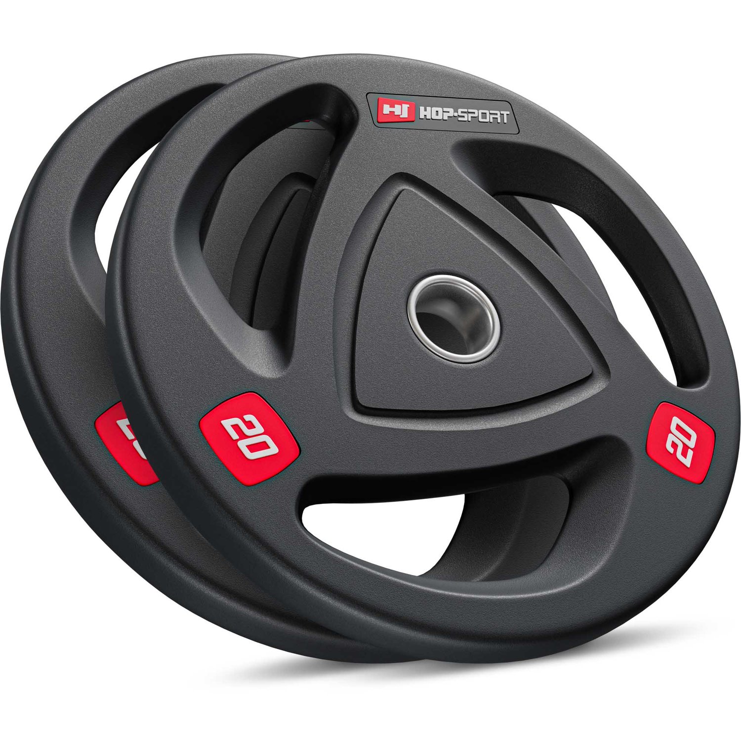 Ensemble de disques de musculation olympiques 40 kg 2 x 20 kg
