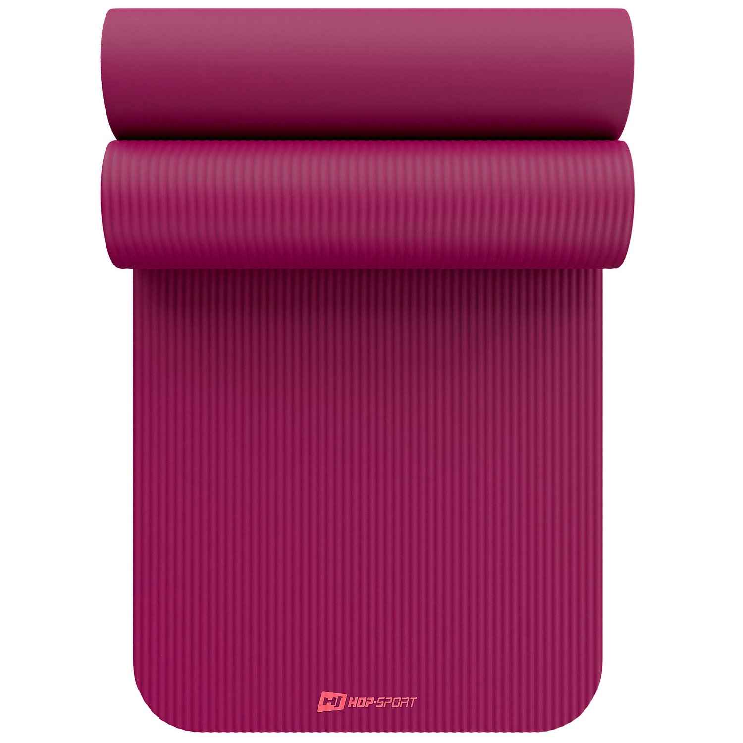 Mata fitness NBR 1,5cm - amarantowa - 190x60 cm