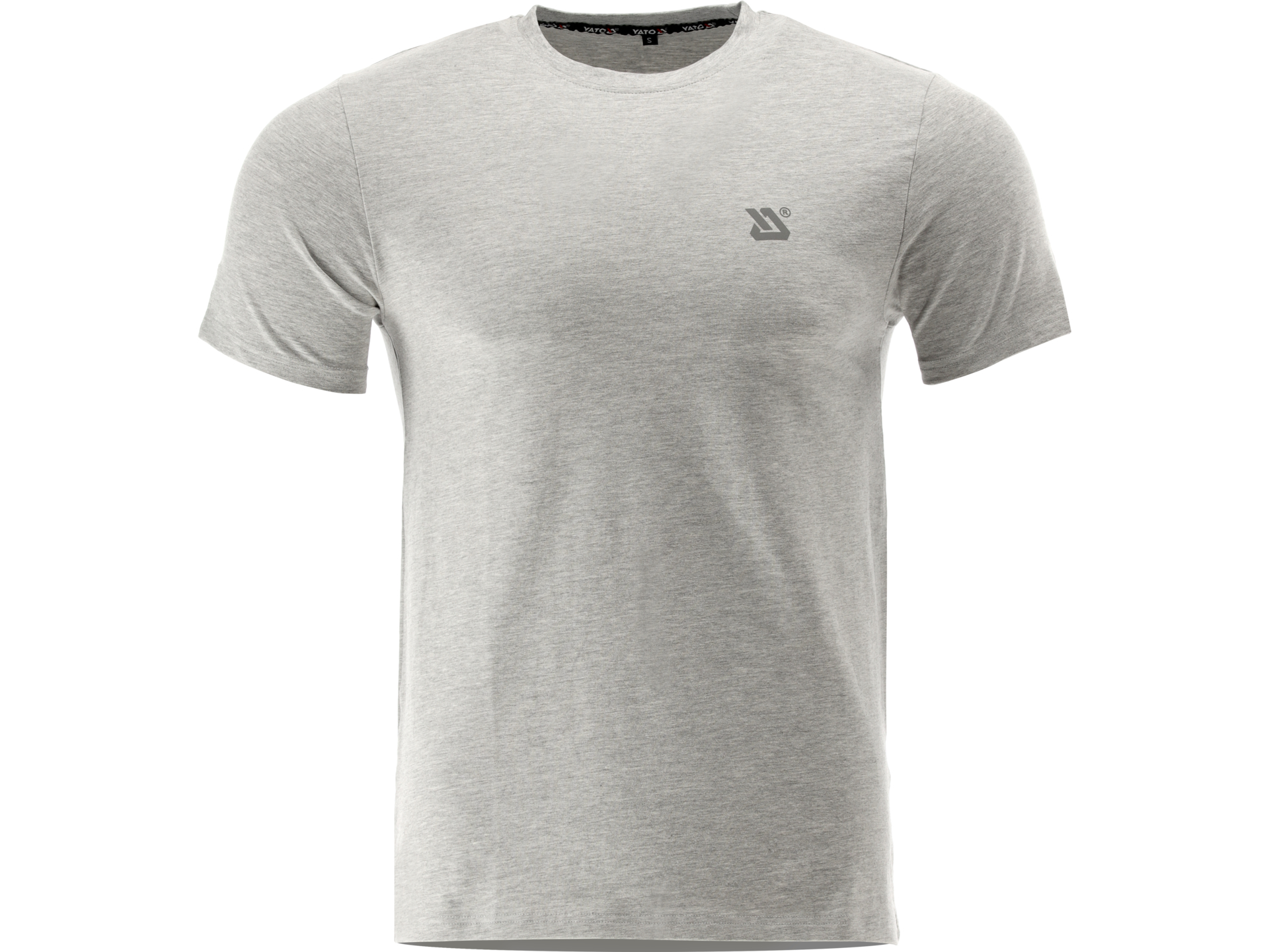 T-shirt męski YATO tall bawełniany szary przedłużany melange rozmiar XL YT-78453