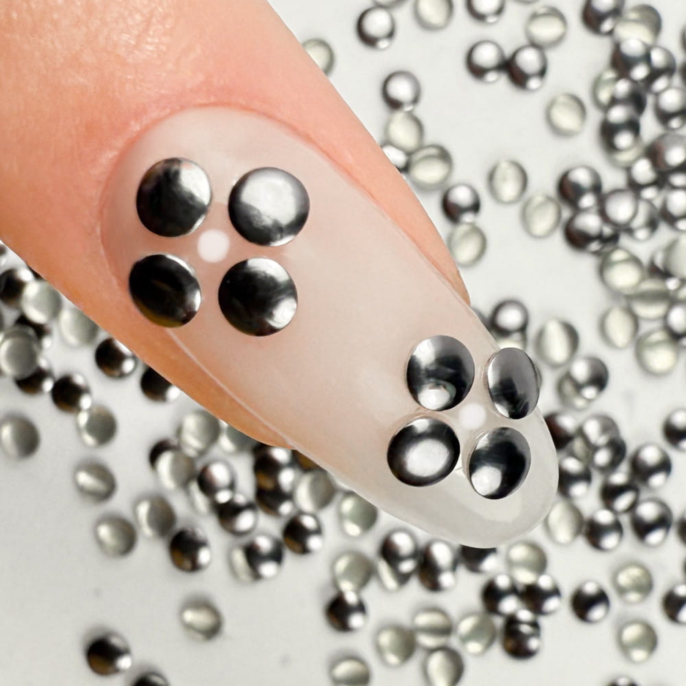 ShinePins gładkie ćwieki błyskotki ozdoby do paznokci large NTN Premium Nr 14 5g