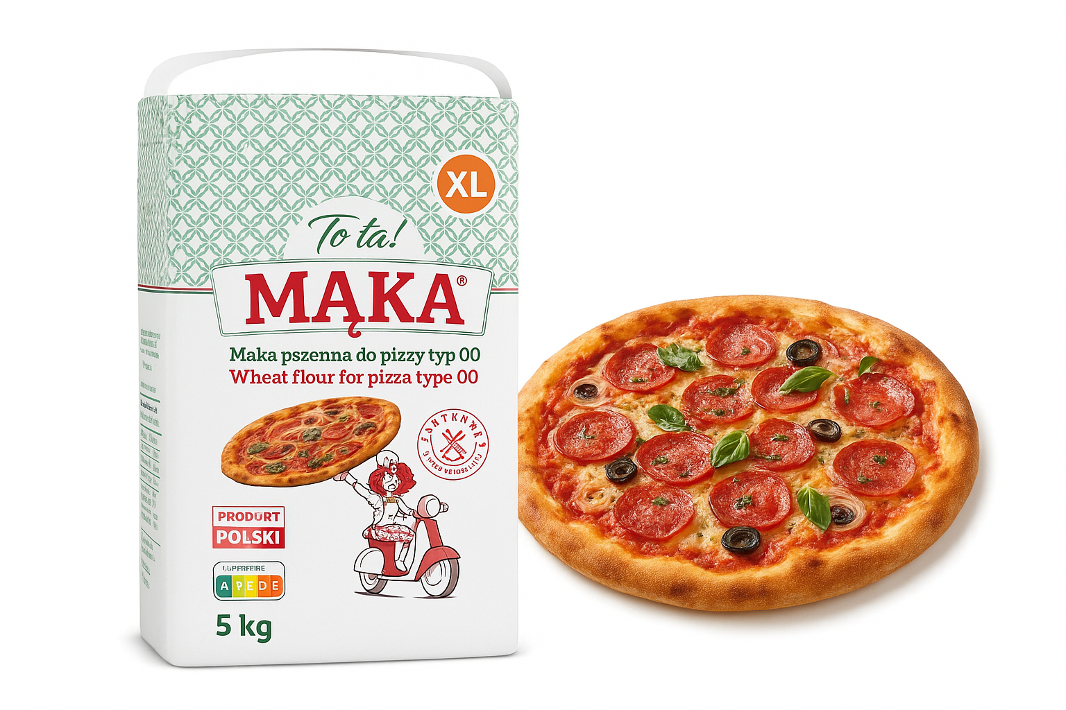 MĄKA pszenna na PIZZĘ 5kg typ00