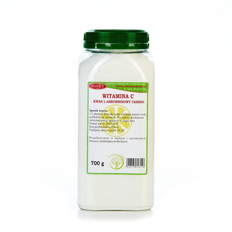 Witamina C (Kwas L-Askorbinowy) 700g - słoik