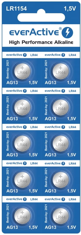 EVERACTIVE Bateria AG13 LR44 L1154 op-10 - Henryx24